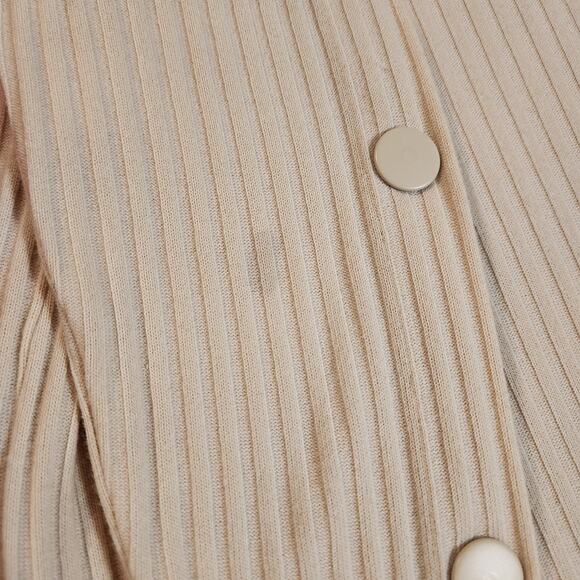 M & S Autograph Marks & Spencer Button Sleeve Ribbed Pullover Sweater Size 10 - Picture 13 of 13